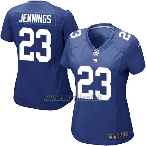 Maglia NFL Game Donna New York Giants Jennings Blu